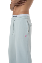 Erkek Relaxed Fit Fm Icon Nakışlı Jogger - Mavi - 2