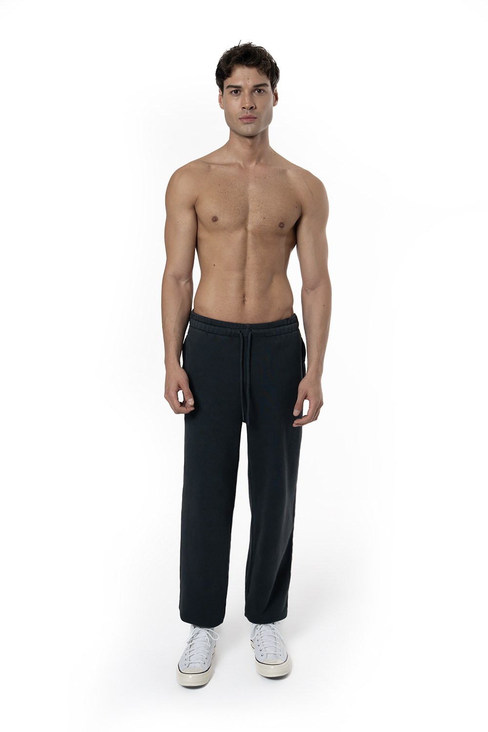 Erkek Relaxed Fit Fm Icon Nakışlı Jogger - Siyah - 0