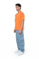 Unisex Relaxed Fit Logo Kabartmalı Nakış Detaylı Premium Kargo Pantolon - Mavi - 0