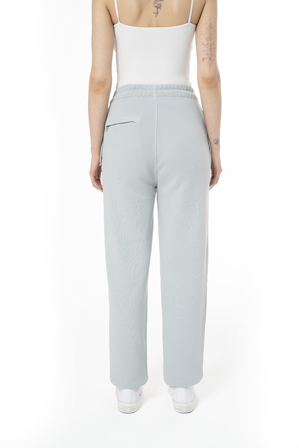 Kadın Relaxed Fit Fm Icon Nakışlı Jogger - Mavi - 3