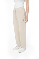 Kadın Relaxed Fit Fm Icon Nakışlı Jogger - Bej - 1