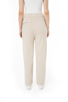 Kadın Relaxed Fit Fm Icon Nakışlı Jogger - Bej - 4