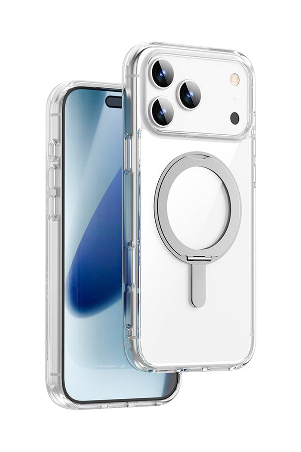 Magsafe Uyumlu Standlı Şeffaf Telefon Kılıfı, Iphone 17 Pro Max - 2