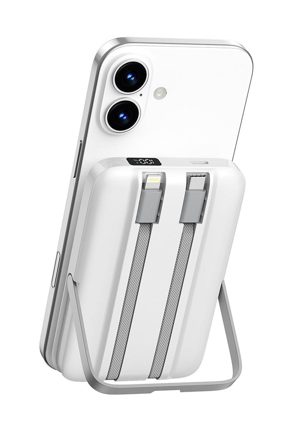 Standlı Kablosuz Şarjlı Powerbank, 10000 Mah - 20w - 6