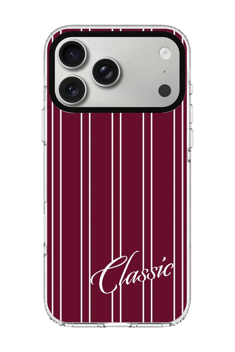 Classic Stripe Clear Magsafe Kılıf, Iphone 17 Pro Max - 0