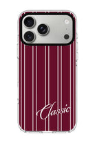 Classic Stripe Clear Magsafe Kılıf, Iphone 17 Pro - 0