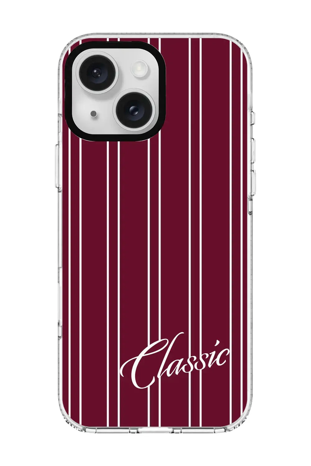 Classic Stripe Clear Magsafe Kılıf, Iphone 17e - 0
