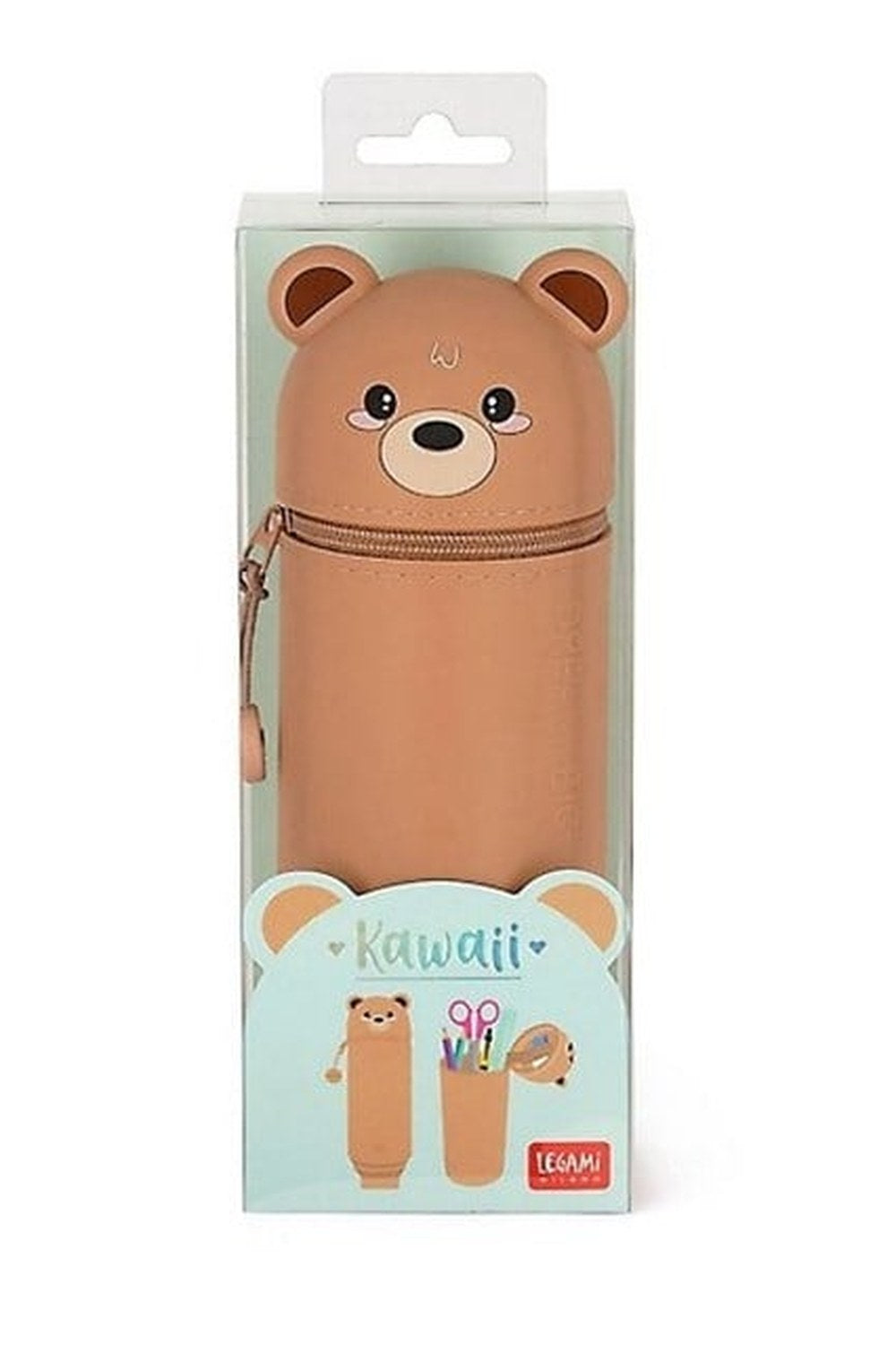 Kawaii Oyuncak Ayı Silikon Kalemlik - 2