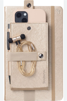 Phone Holder Defter Üstü Lastikli Telefon Tutucu - Gold - 1