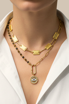Golden Path Gold Plated Necklace - 1