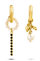 Midnight Pearl Earrings - 0