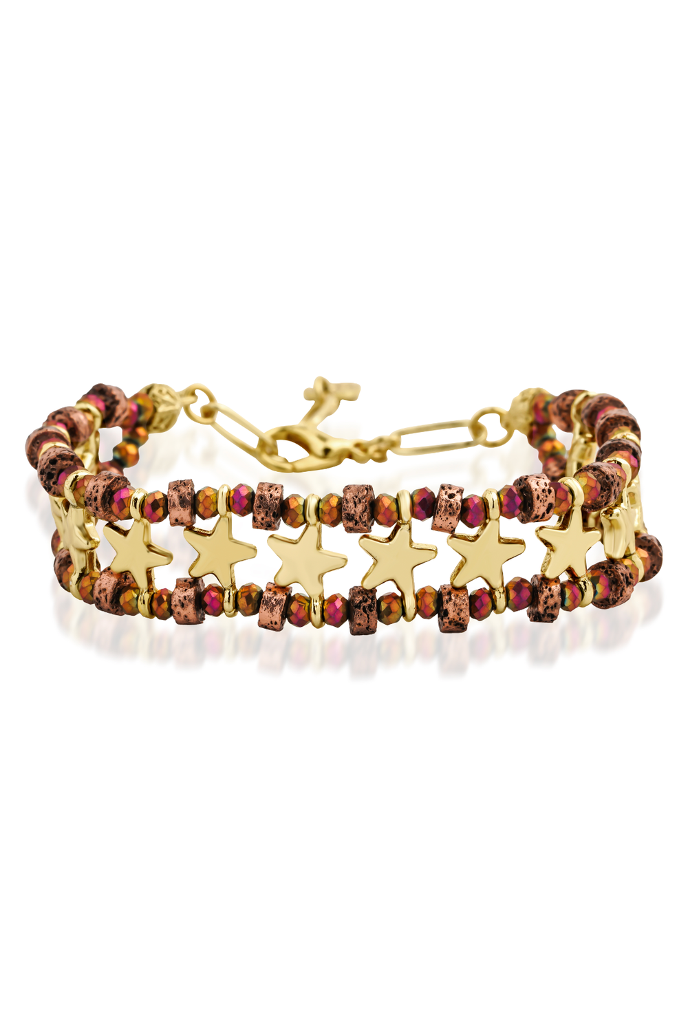 Mocha Glow Star Bracelet - 0