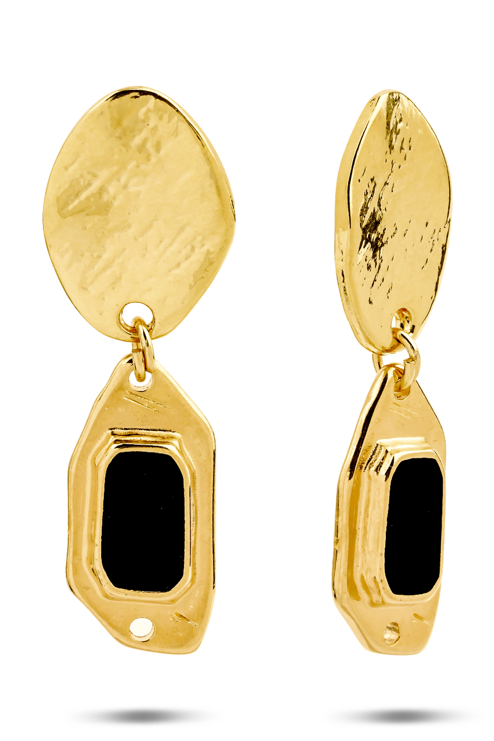 Black Halo Earrings - 0