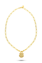 Golden Lock Necklace - 0
