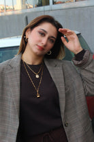 Golden Lock Necklace - 1