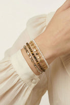 Stella Tiger Eye Pearl Bracelet - 1