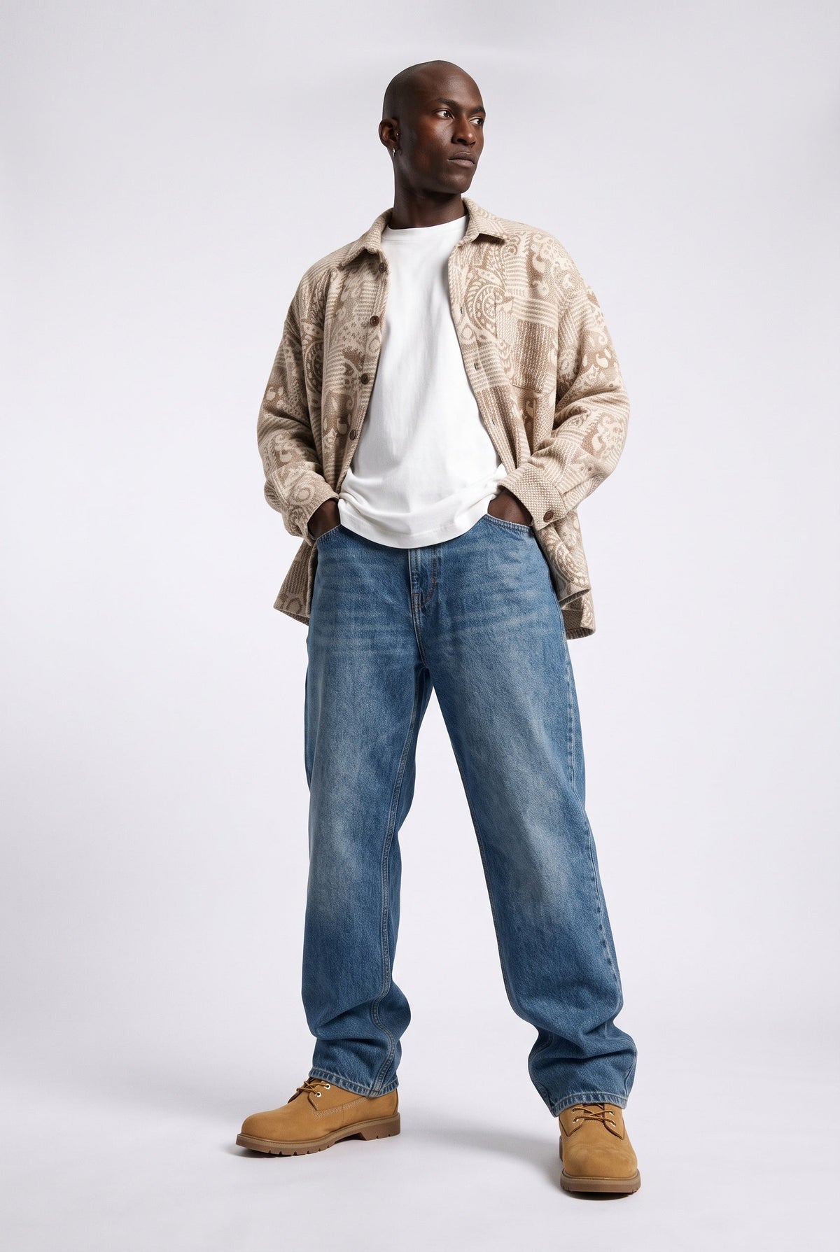 Oversize Flanel Oduncu Gömlek