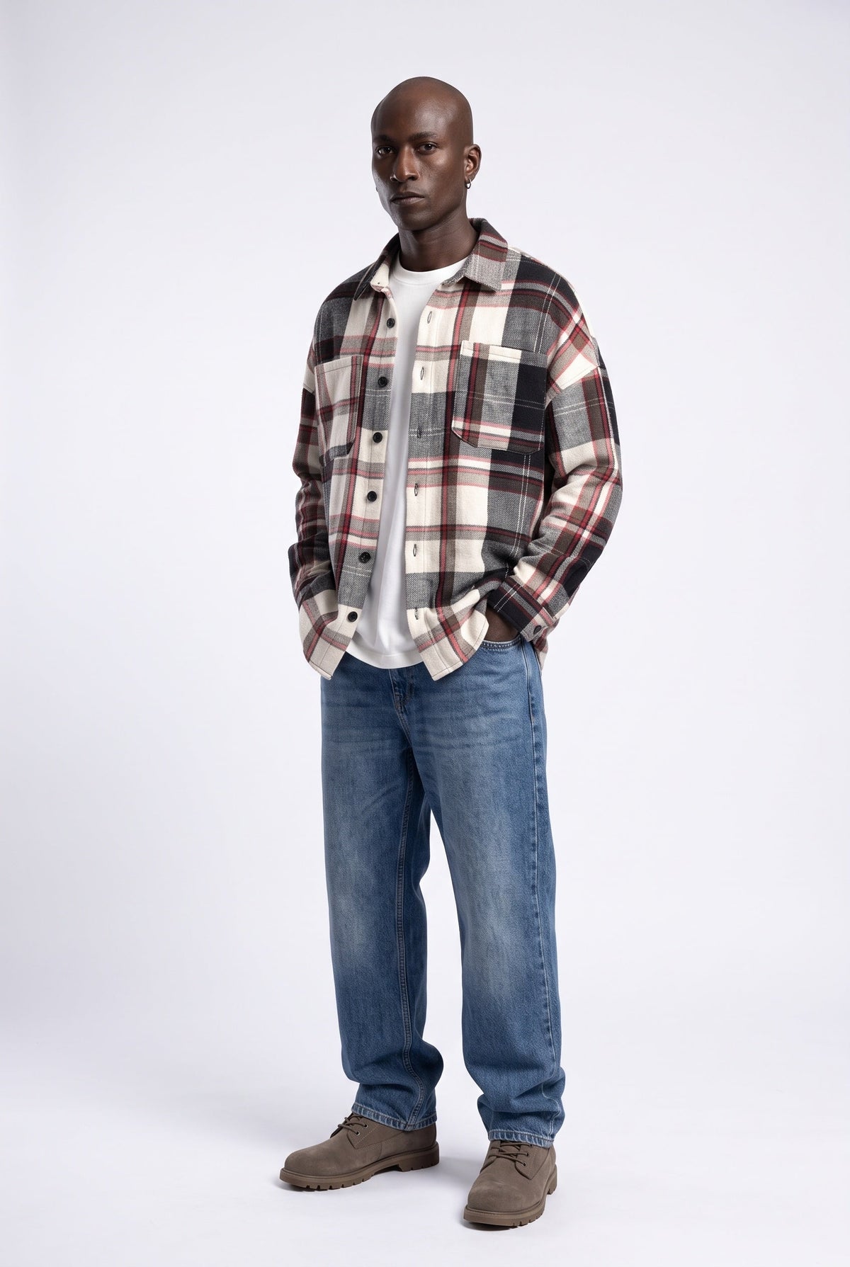 Oversize Flanel Oduncu Gömlek