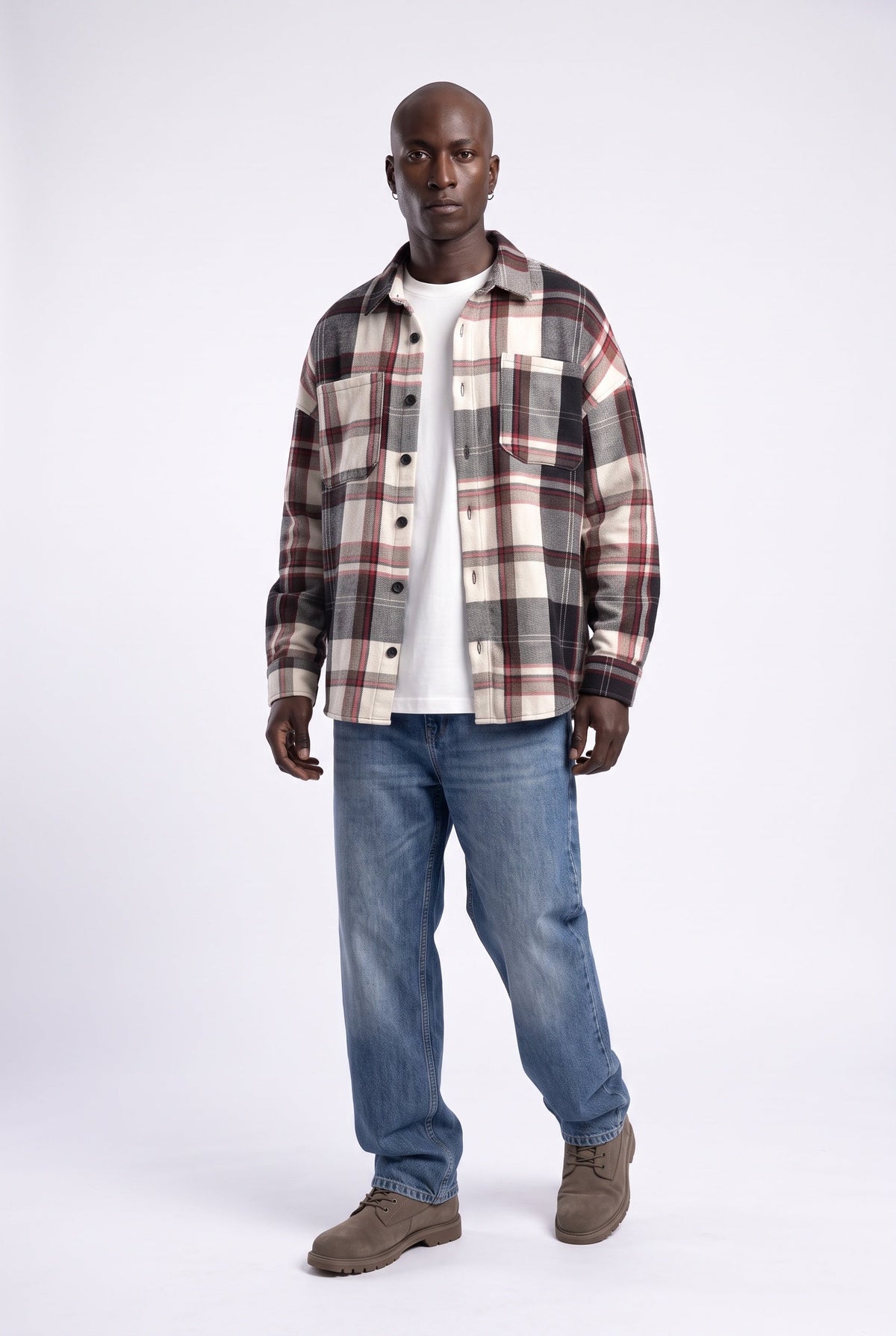 Oversize Flanel Oduncu Gömlek