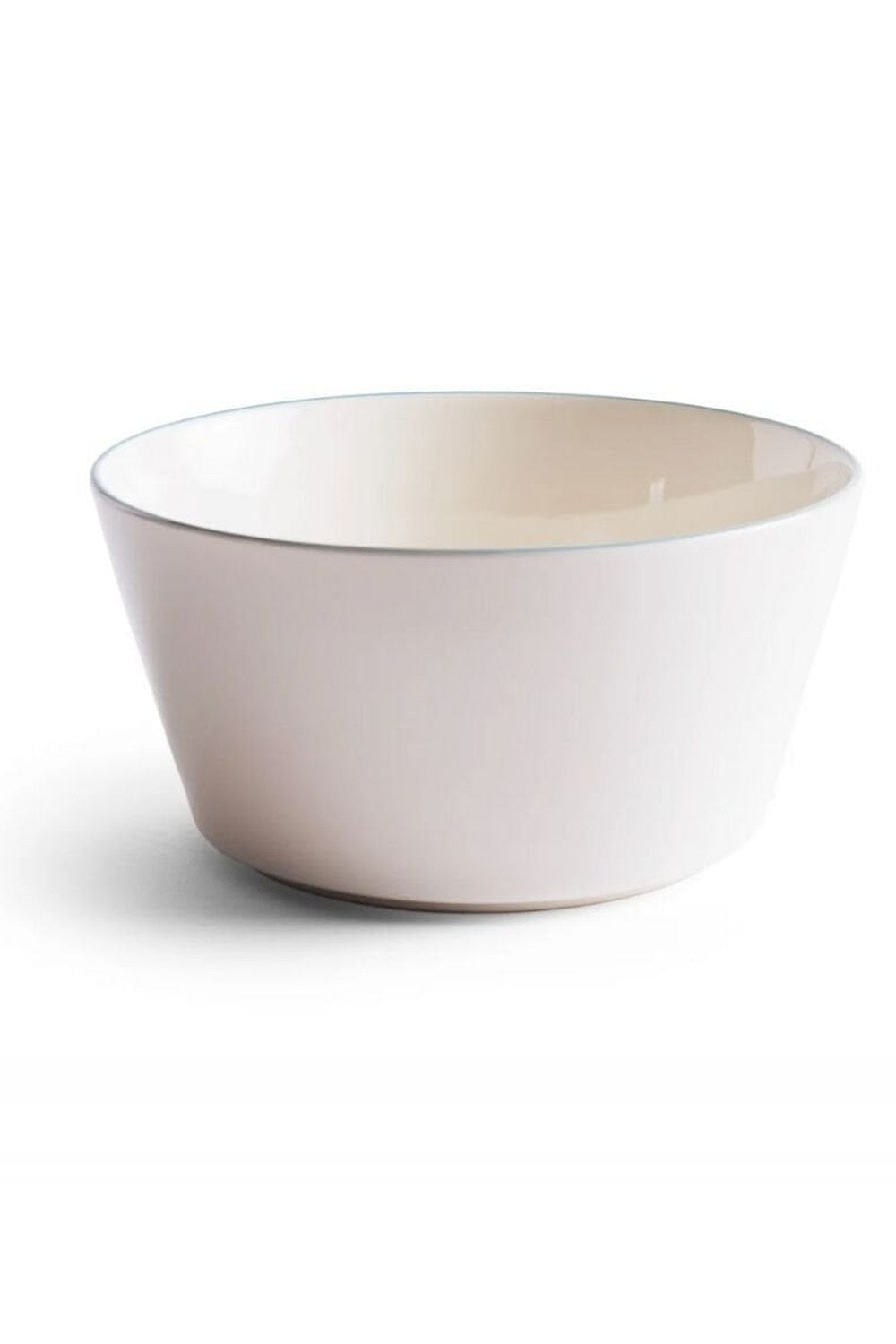 Roman 4 Parça Büyük Kase (Bowl) – Beyaz-Mavi - 0