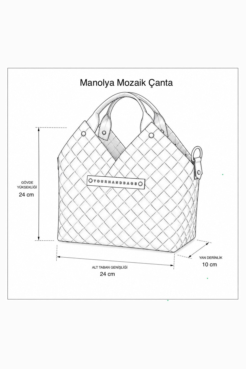 Mozaik Çanta - Manolya - 4