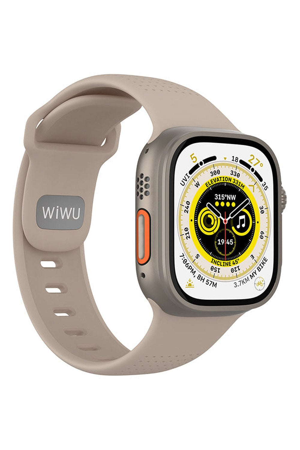 Apple Watch Uyumlu Delikli Silikon Kordon, 42 mm - 5