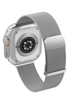 Apple Watch Uyumlu Manyetik Örgü Metal Kordon - 4