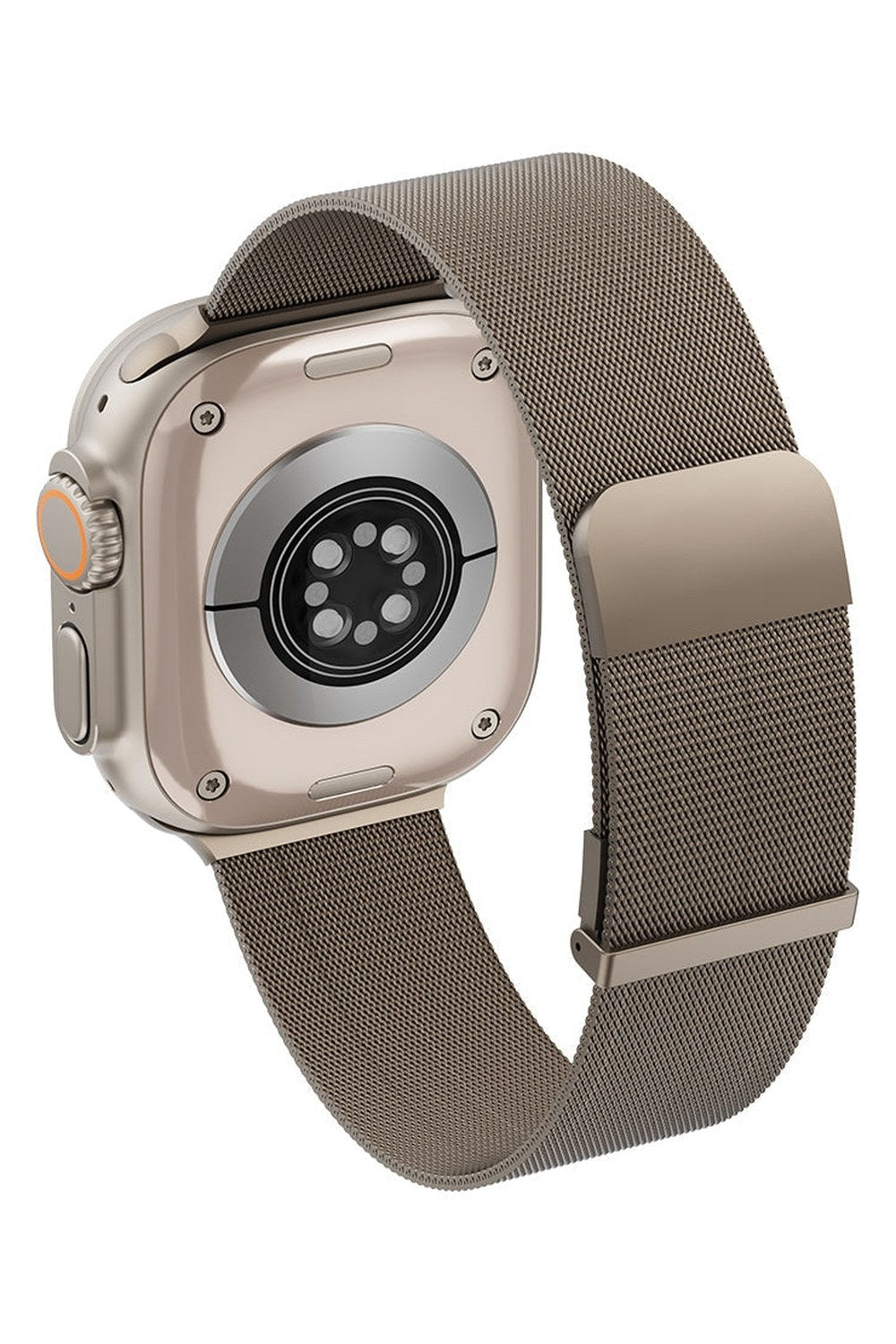 Apple Watch Uyumlu Manyetik Örgü Metal Kordon - 7
