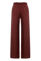 Lucid Flow Tie Pants Burgundy - 10