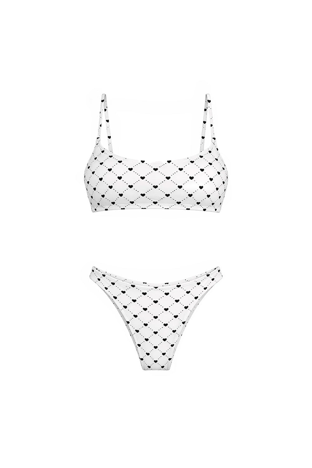 Quande-Sassy Crop Bikini // Qn-919 Tek Üst-Bikini & Mayo-1-Milagron.com