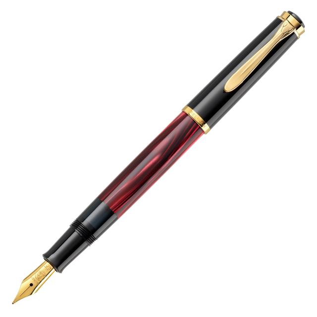 Pelikan Classic M200 Special Edition Dolma Kalem Marbled Red Ef Uç