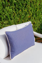 22 Maggio Istanbul-Savona Lacivert Dış Mekan Dekoratif Yastık 35x55 cm-Yastık-1-Milagron.com