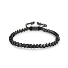 Box Chain Macrame Bracelet In Oxide