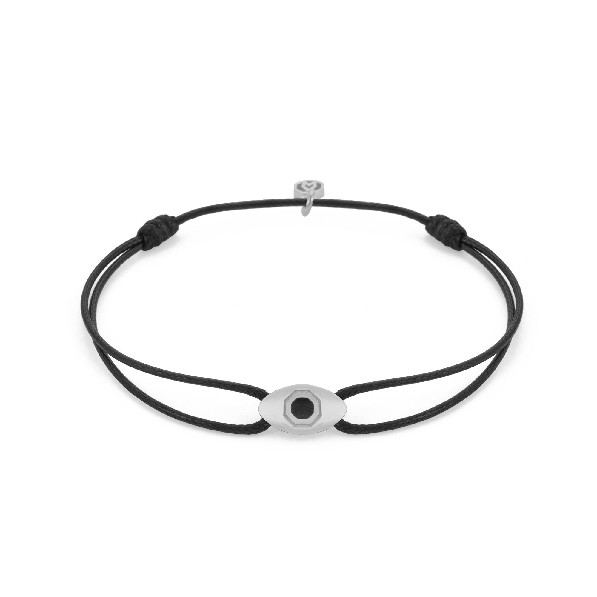 Black Eye Chance Bracelet In Silver
