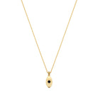 Black Eye Necklace In Gold