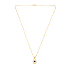Black Eye Necklace In Gold