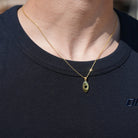 Black Eye Necklace In Gold