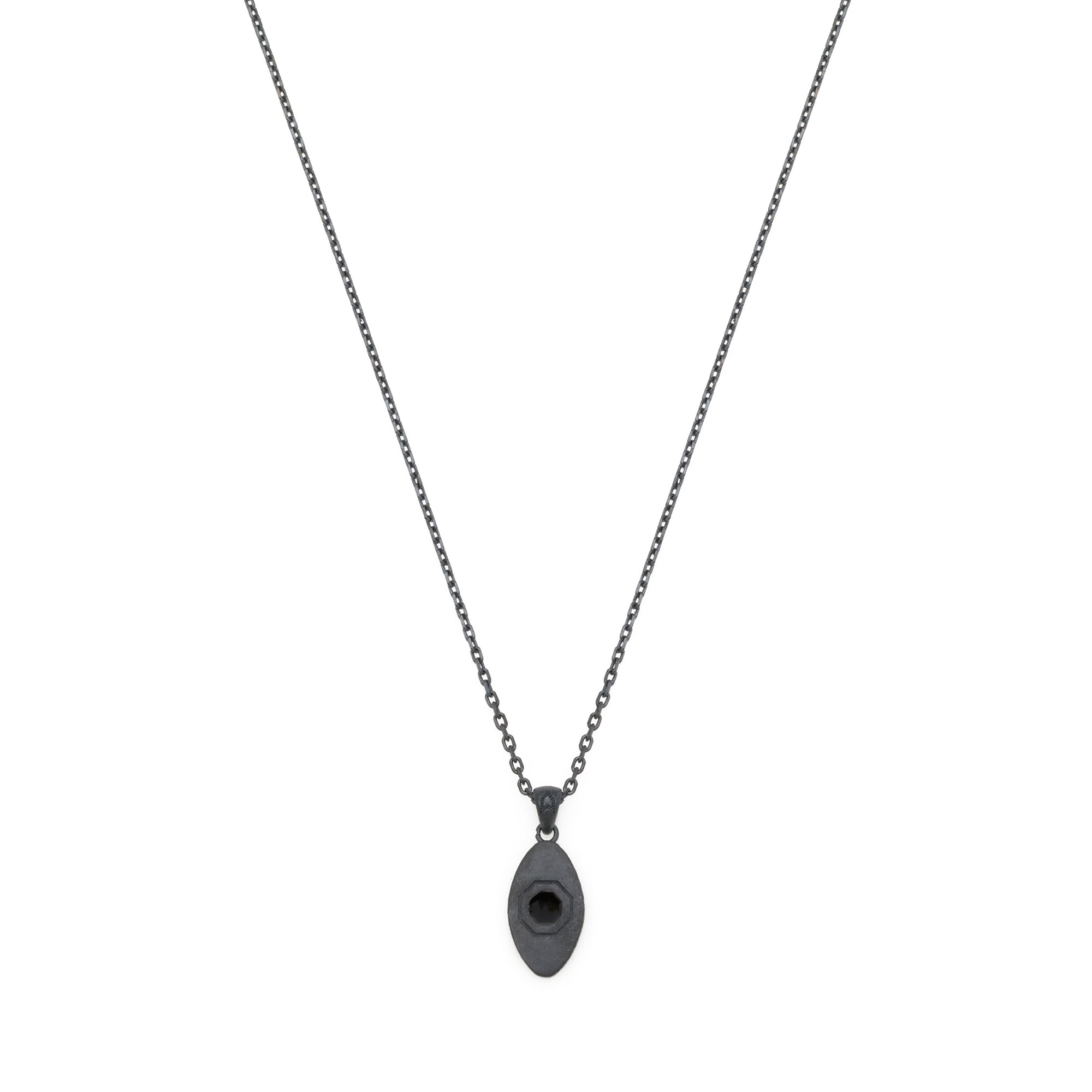 Black Eye Necklace In Oxide
