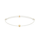 White Chance Bracelet In Gold