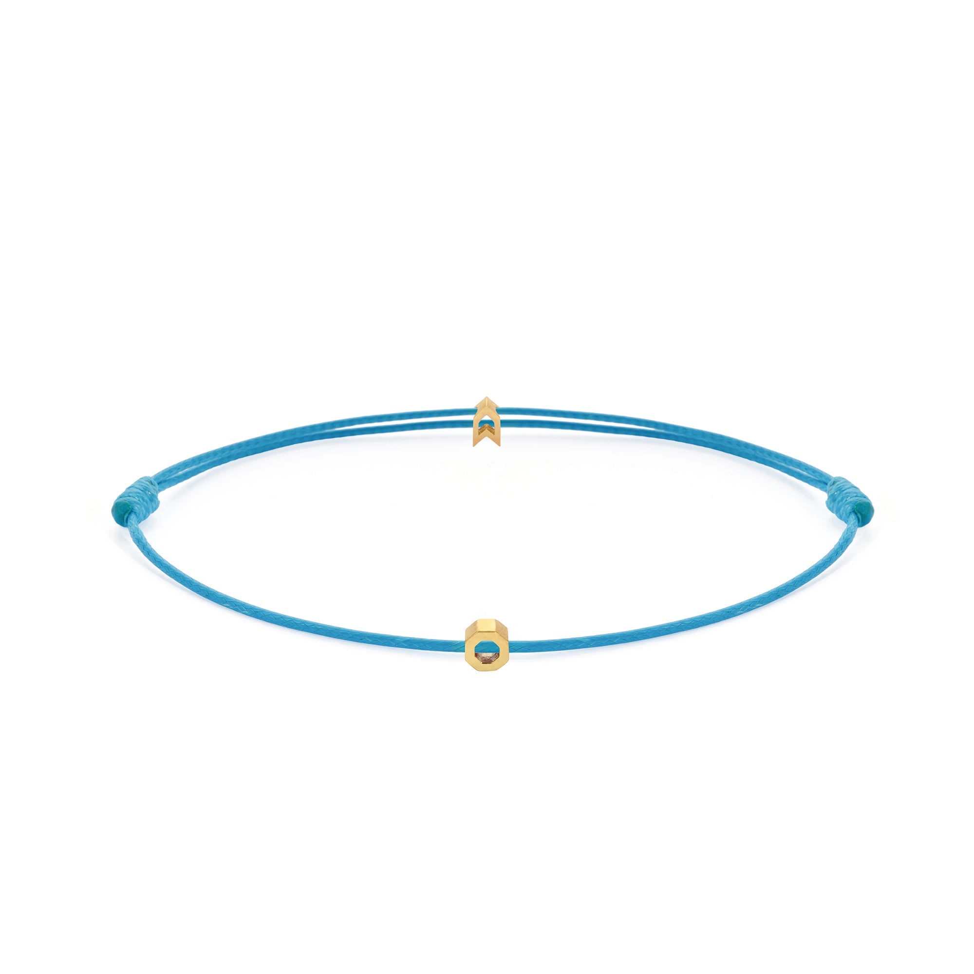 Blue Chance Bracelet In Gold