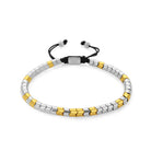 Gold And Silver Rolo Hematite Bracelet