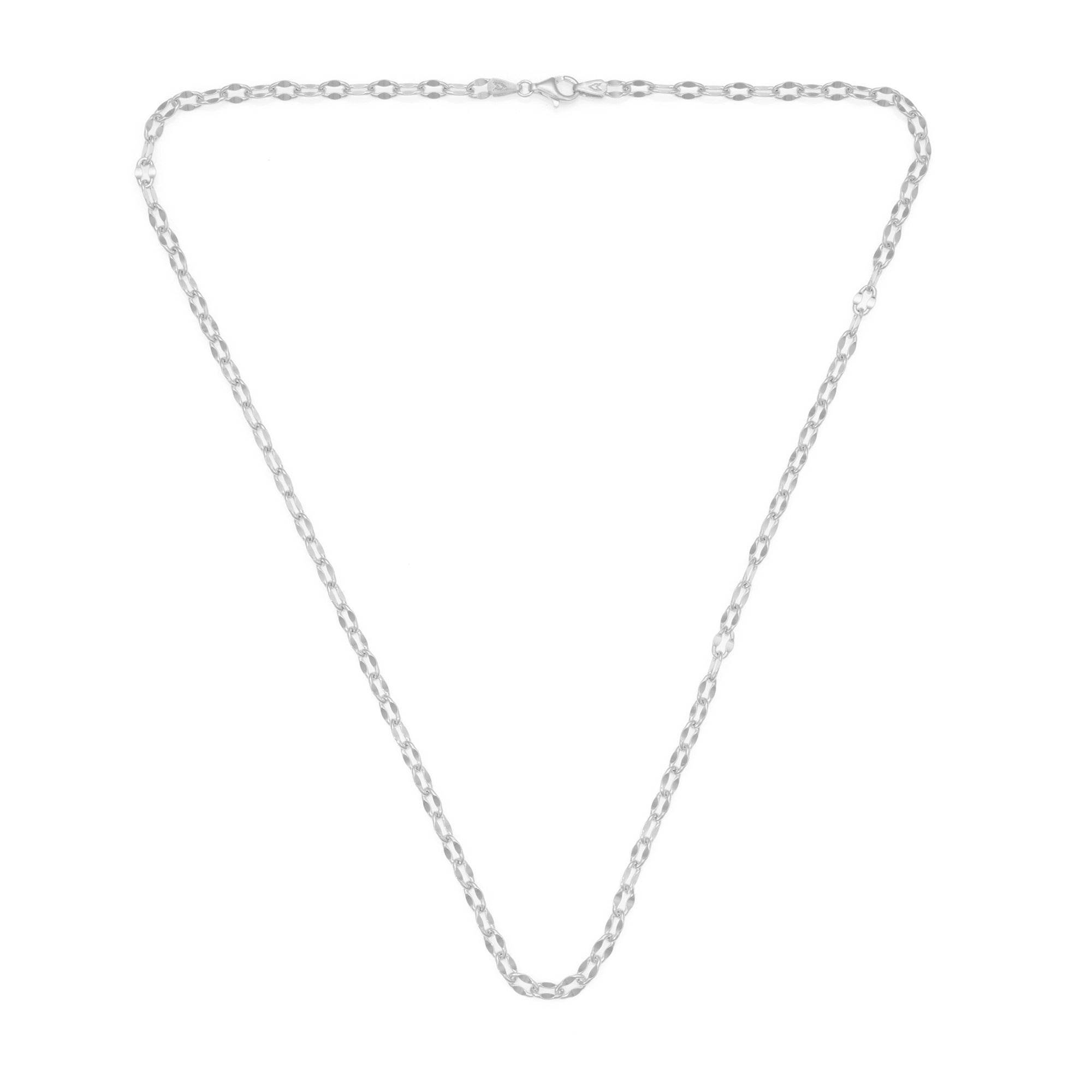 Marine Chain Necklace In Silver