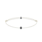 White Chance Bracelet In Oxide