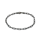 Paperclip Chain Bracelet In Oxide