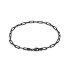 Paperclip Chain Bracelet In Oxide