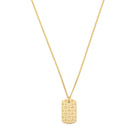 Pattern Necklace In Gold