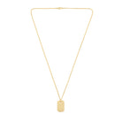 Pattern Necklace In Gold