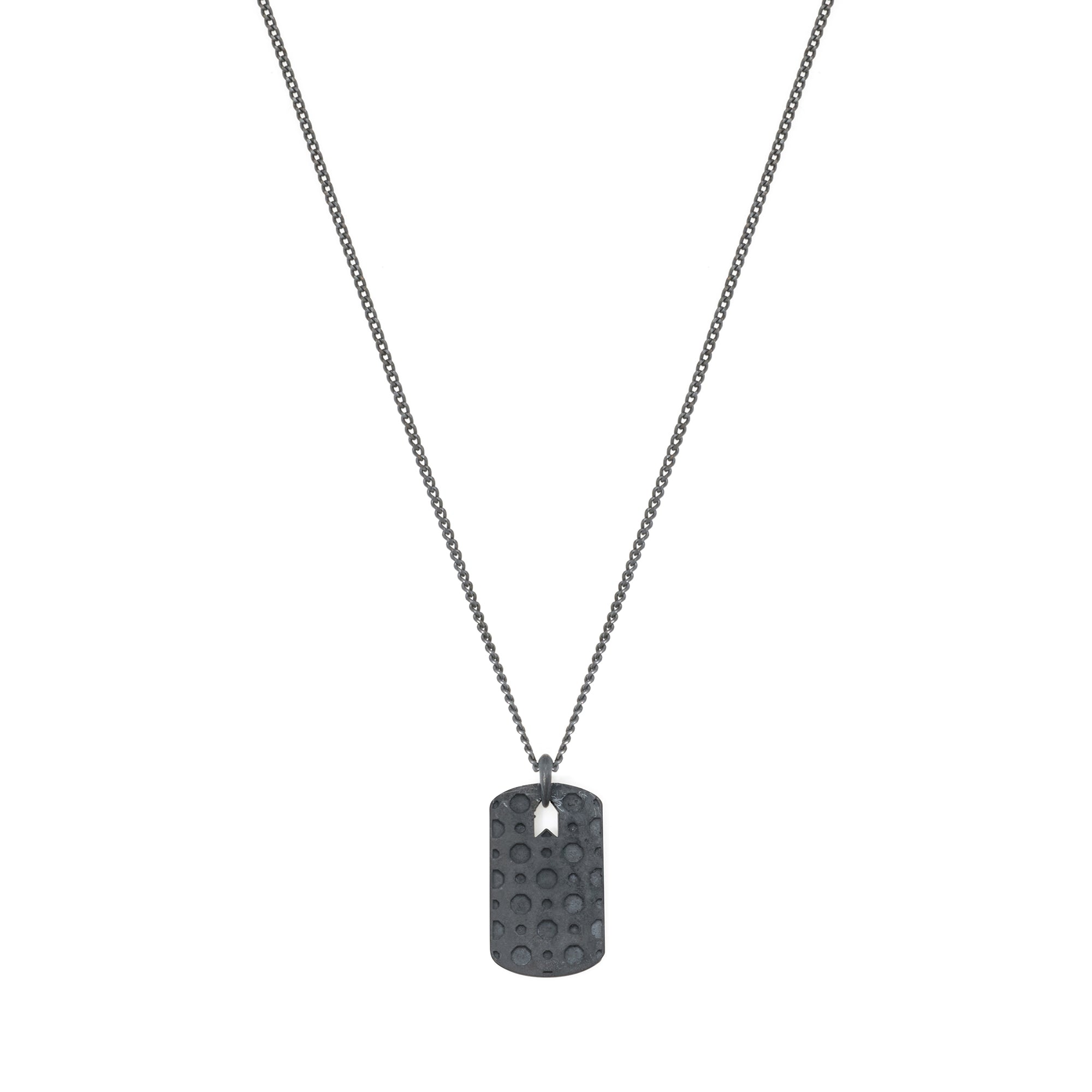 Pattern Necklace In Oxide