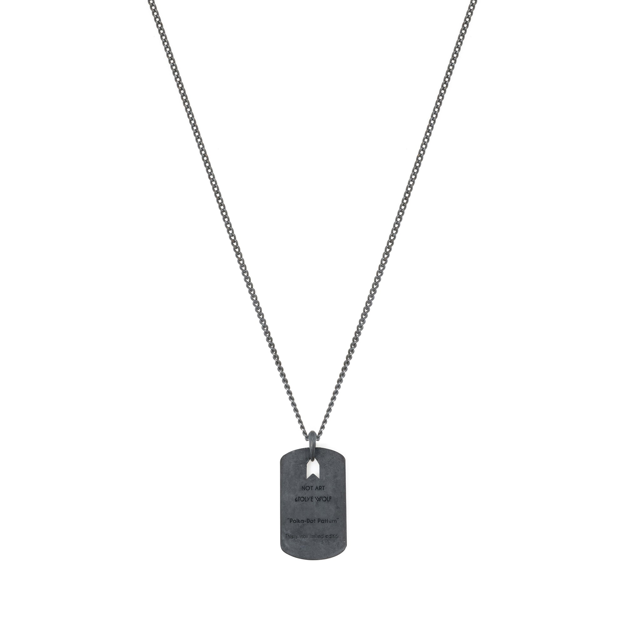 Pattern Necklace In Oxide