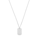 Pattern Necklace In Silver